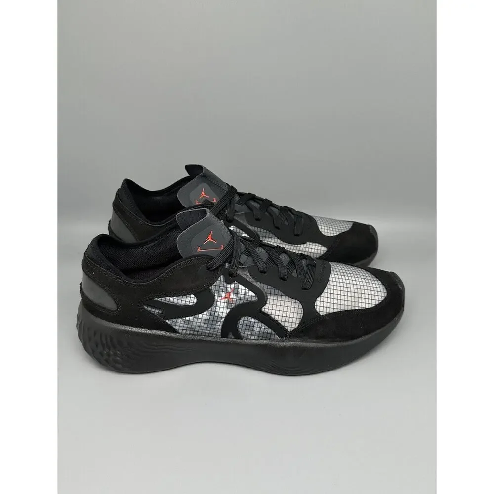 Jordan Delta 3 Low Black Chile Red Grey‎ Shoes Men's 12